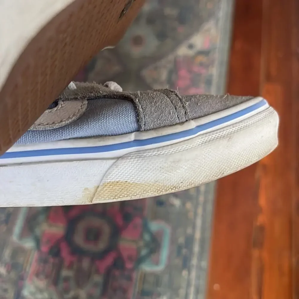 VANS Sk8-Hi hi top suede canvas skateboard skater sneakers Sz 8